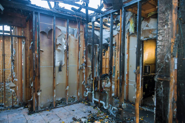 Professional Soot Cleanup technician working in Fairfax, OH